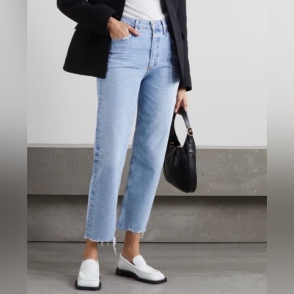 Citizens Of Humanity Denim - Citizens of Humanity Daphne Crop High Rise Stovepipe Jeans